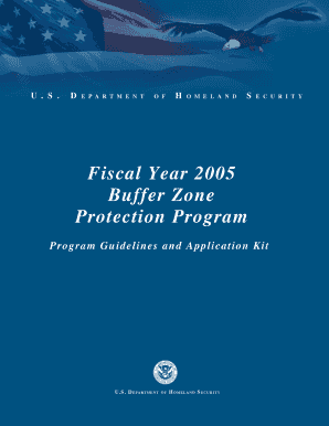 Fiscal Year Buffer Zone Protection Program South Carolina Sled Sc  Form