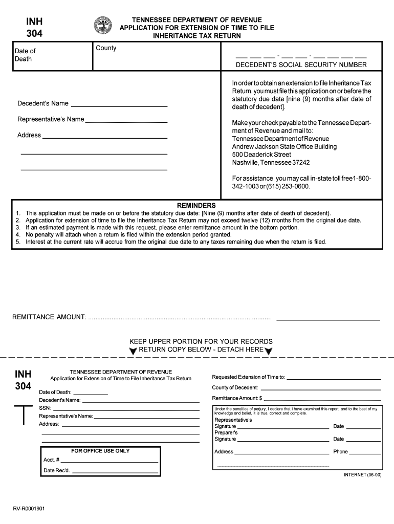 Tennessee Tax Forms