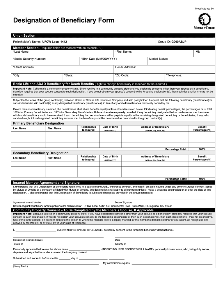 Designation in Form Fill Up