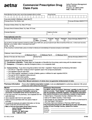  Aetna Reimbursement Form 2014-2024