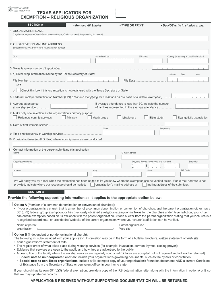 Homestead Exemption Texas 2018 2023 Form Fill Out And Sign Printable 
