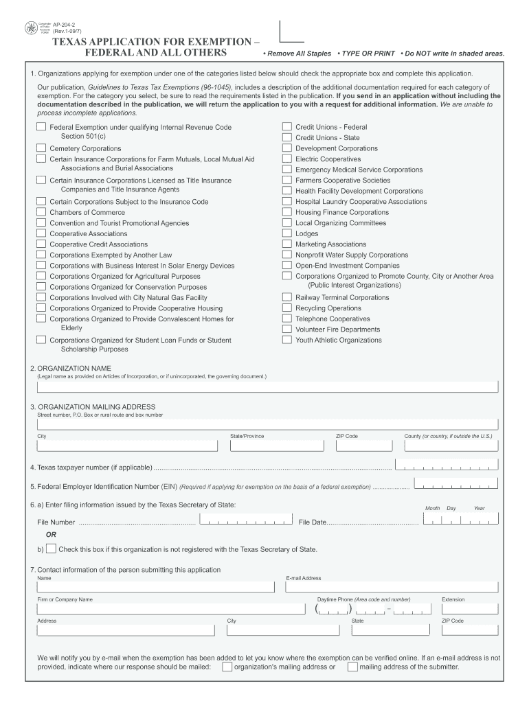 Texas Tax Forms