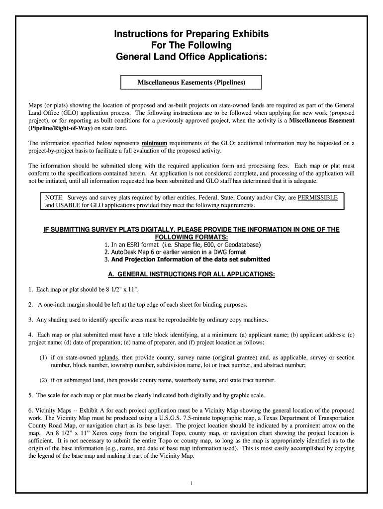 Texas General Land Office Txdot Application for State Land Use Sd Form