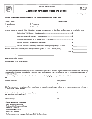 Tc 142  Form