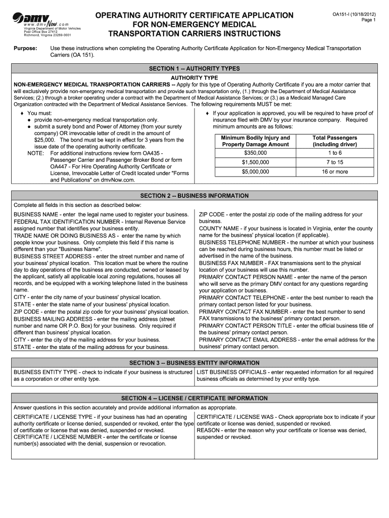  Non Emergency Medical Transport Flyers Samples 2012-2024