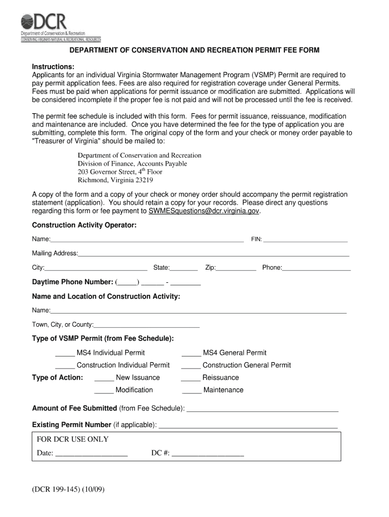  Dcr Form 2009-2024