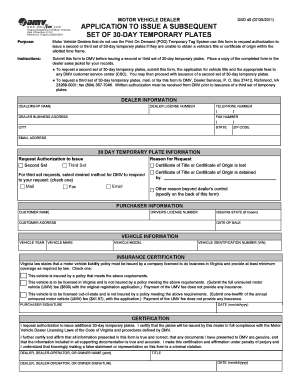 DSD 40 Virginia Department of Motor Vehicles Commonwealth of Dmv Virginia  Form