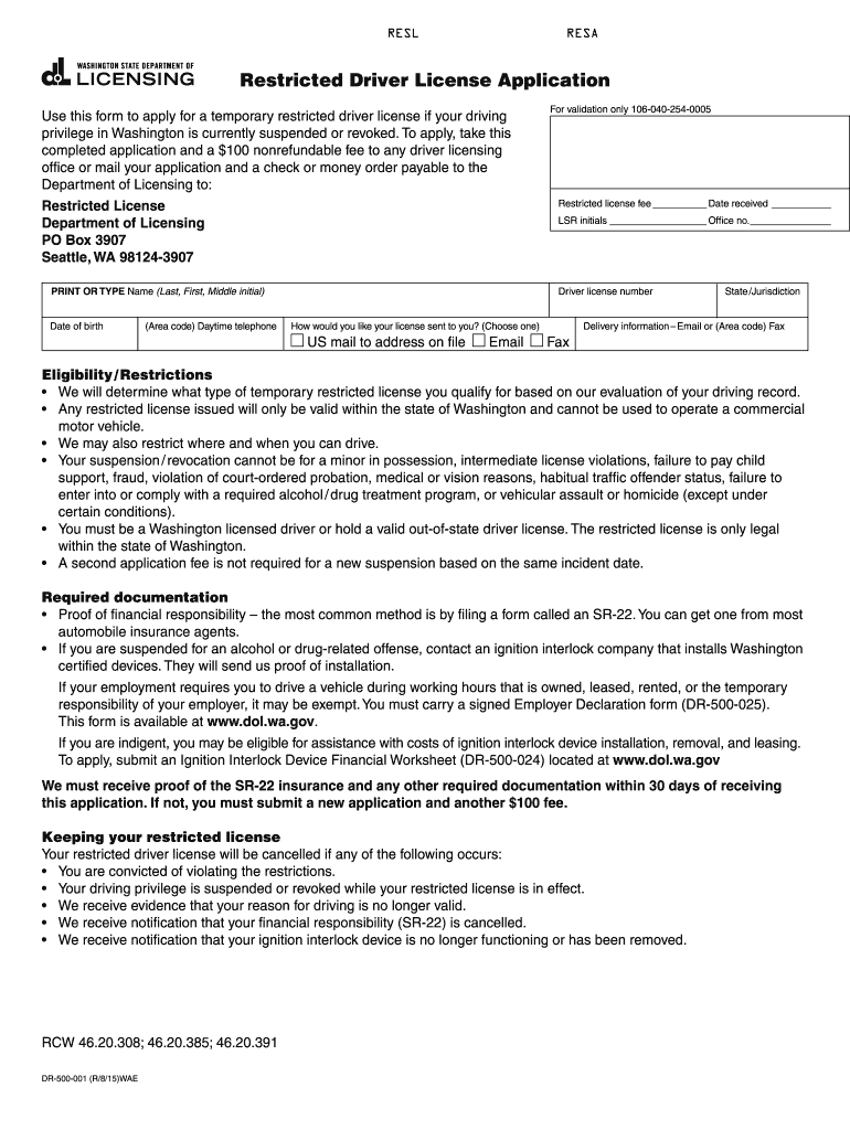  Online Application for Occupational Driver License in Texas Form 2014