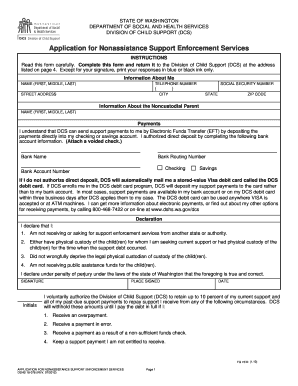 Nonassistance  Form