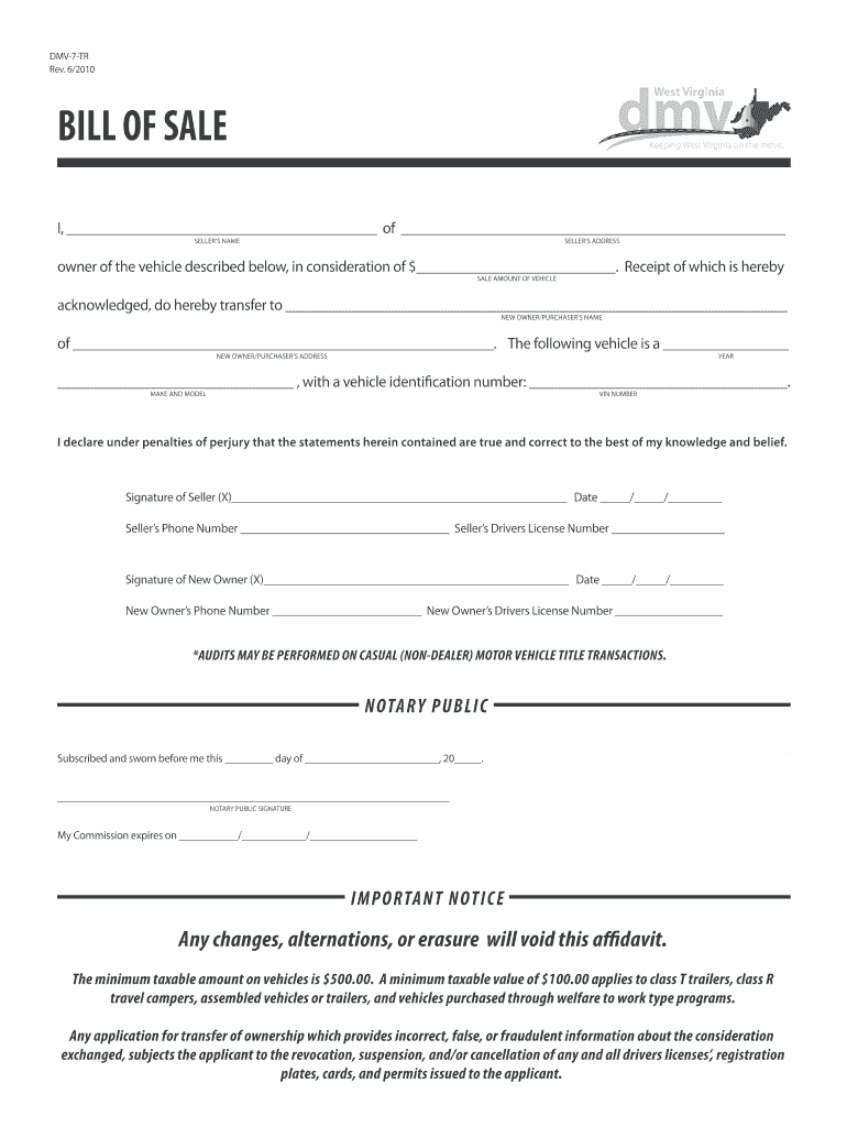  Dmv 7 Tr Form 2016