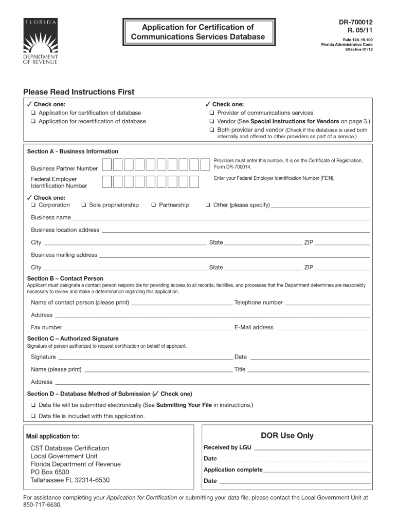 Long Form Affidavit Florida Electronic