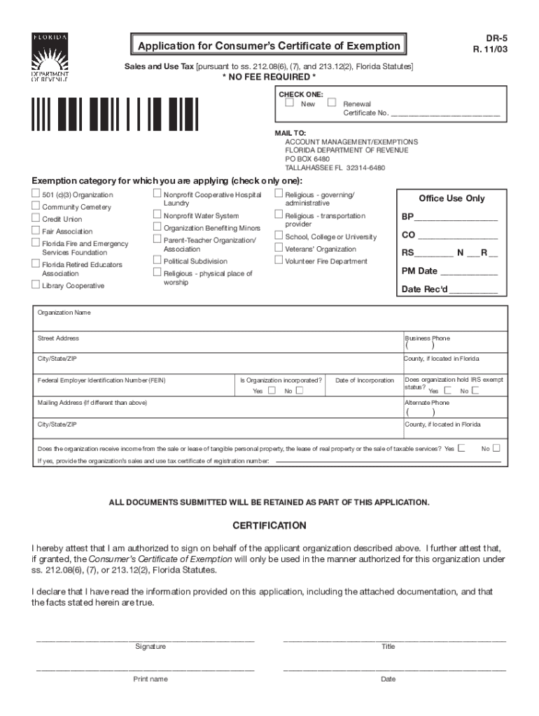  How to Get a Tax Exempt Certificate Florida Form 2017