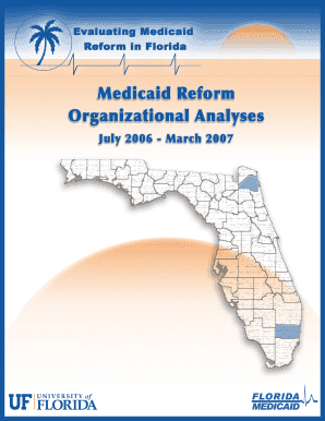 Organizational Analyses Report, July AHCA MyFlorida Com  Form