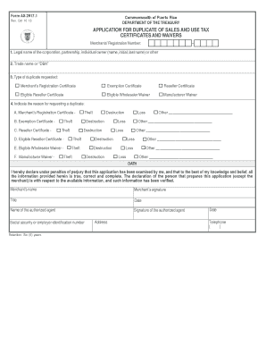 Merchant Registration Number  Form