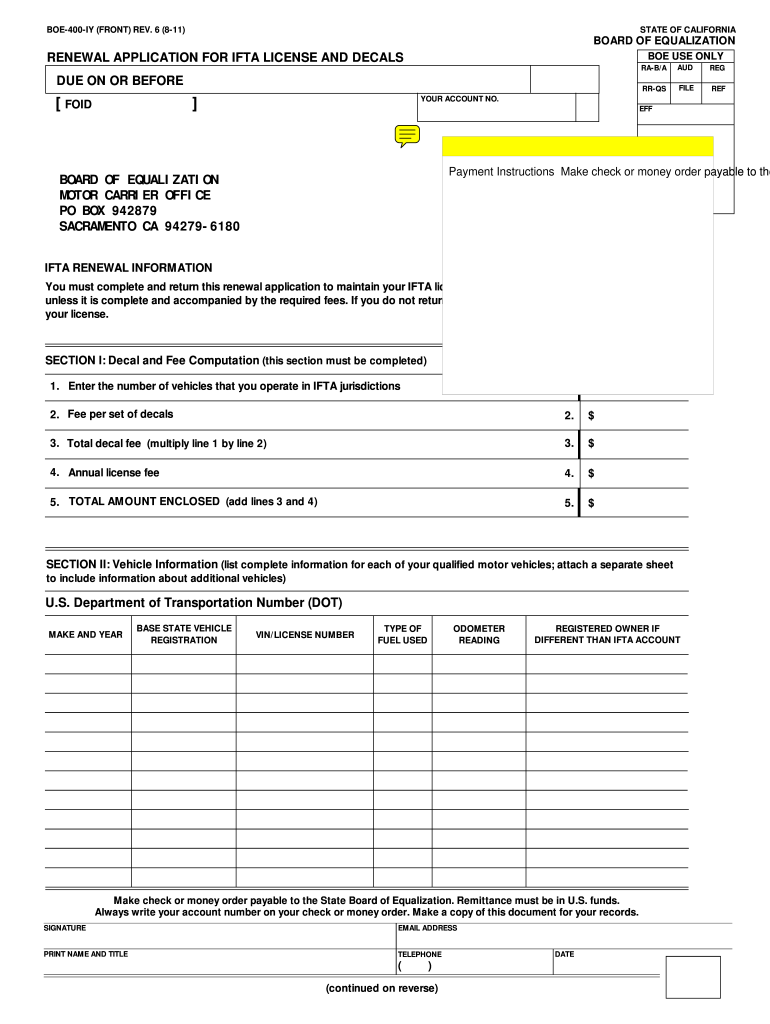  Ifta Application 2011-2024