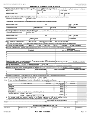 Cdph 8582 Form