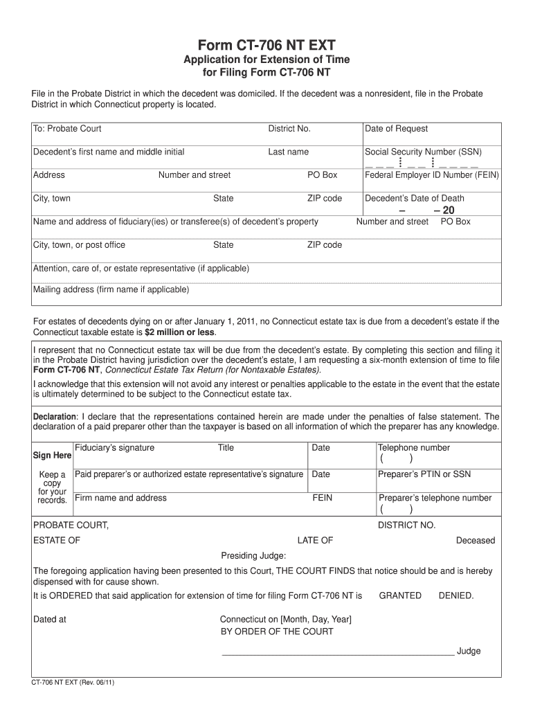  Form Ct 706 Nt 2020