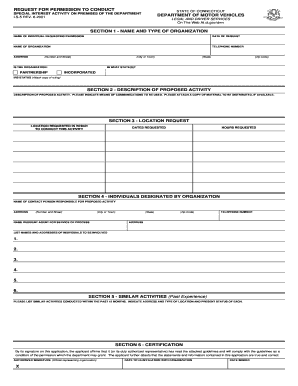 Permission Conduct  Form