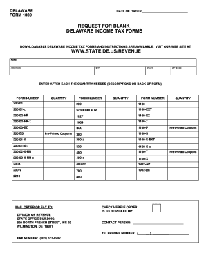 1089 Form