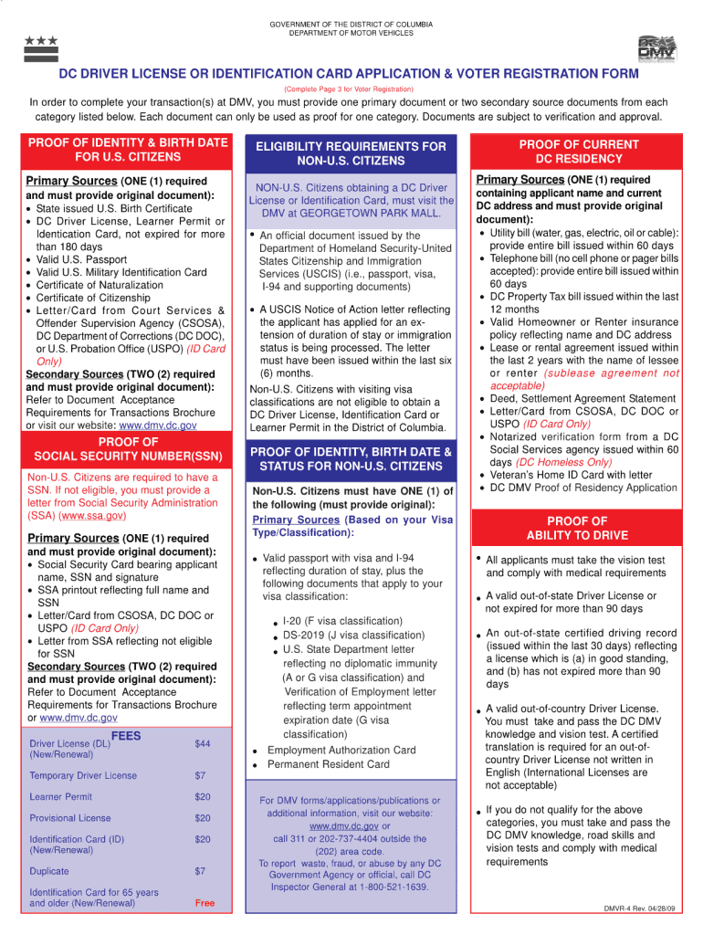  Virginia Voter Photo ID Card Virginia Department of Motor Vehicles 2017