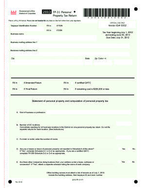  Dc Form Fp 31 2013