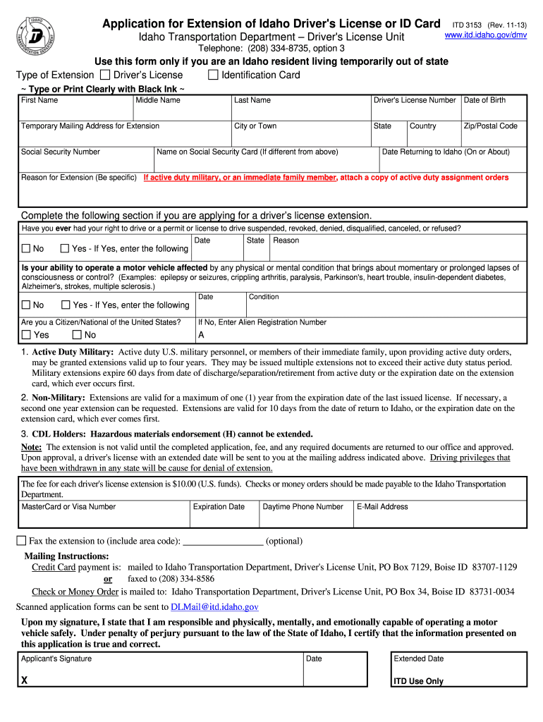 Application Form for Driver&#039;s License