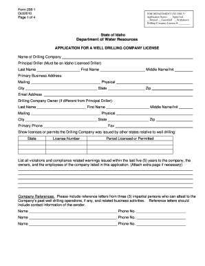 Form 238 1 Instructions Oct2010 Idwr Idaho