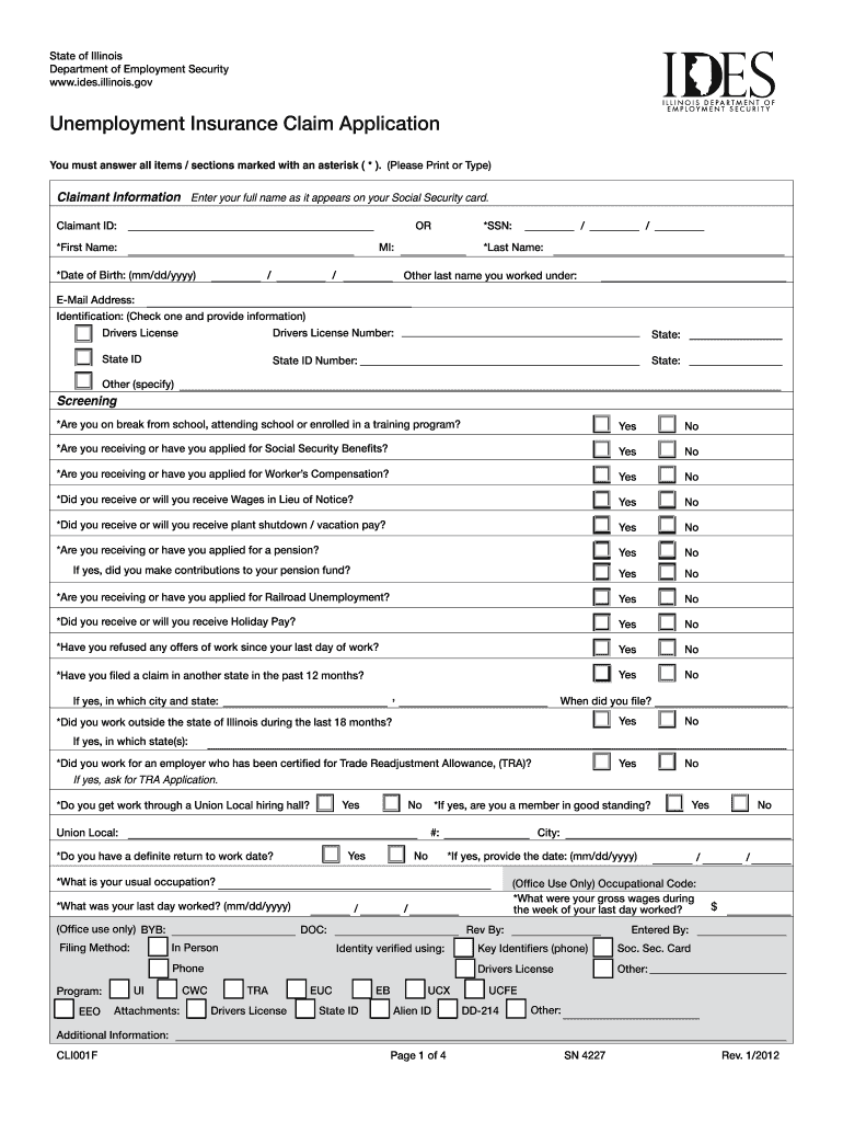  Apply for Unemployment Online 2012-2024