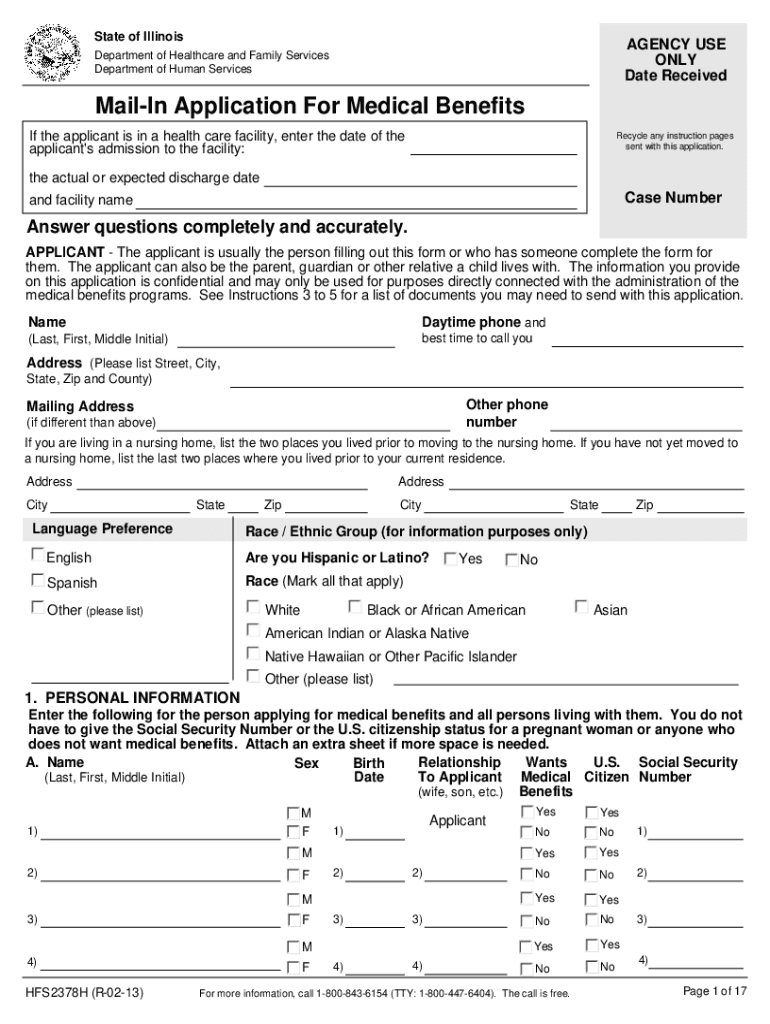 Hfs 2378dr  Form