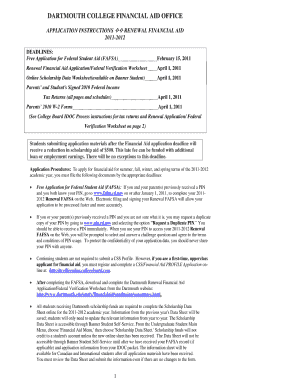 Dartmouth Idoc Fax Form