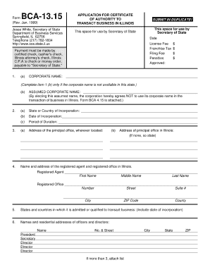 Bca 13 15  Form