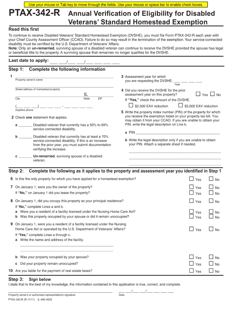  Ptax 342 R Form 2018