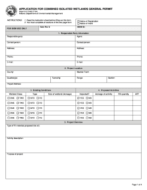 Indiana Department of Environmental Management in  Form