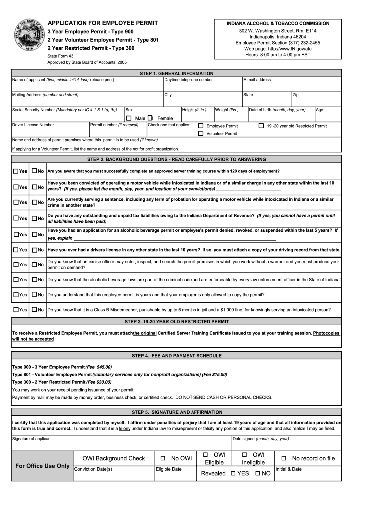  Renew My Liquor License Indiana 2005-2024