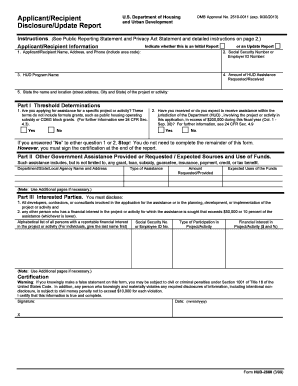 Hud 2880 Fillable  Form