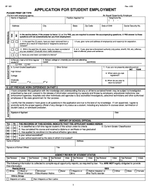 Application for Employment Louisiana Form