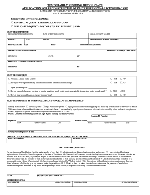 Picture of Louisiana State Identification Card  Form