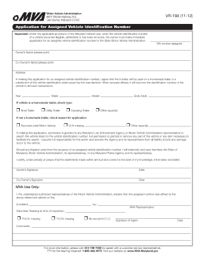 Maryland Mva Reinstatement Application  Form