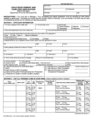Dhs 4583 Form