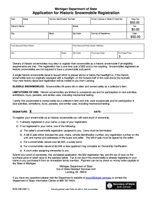 Year Make Vehicle Identification Number Driver License or State ID Card No Michigan  Form