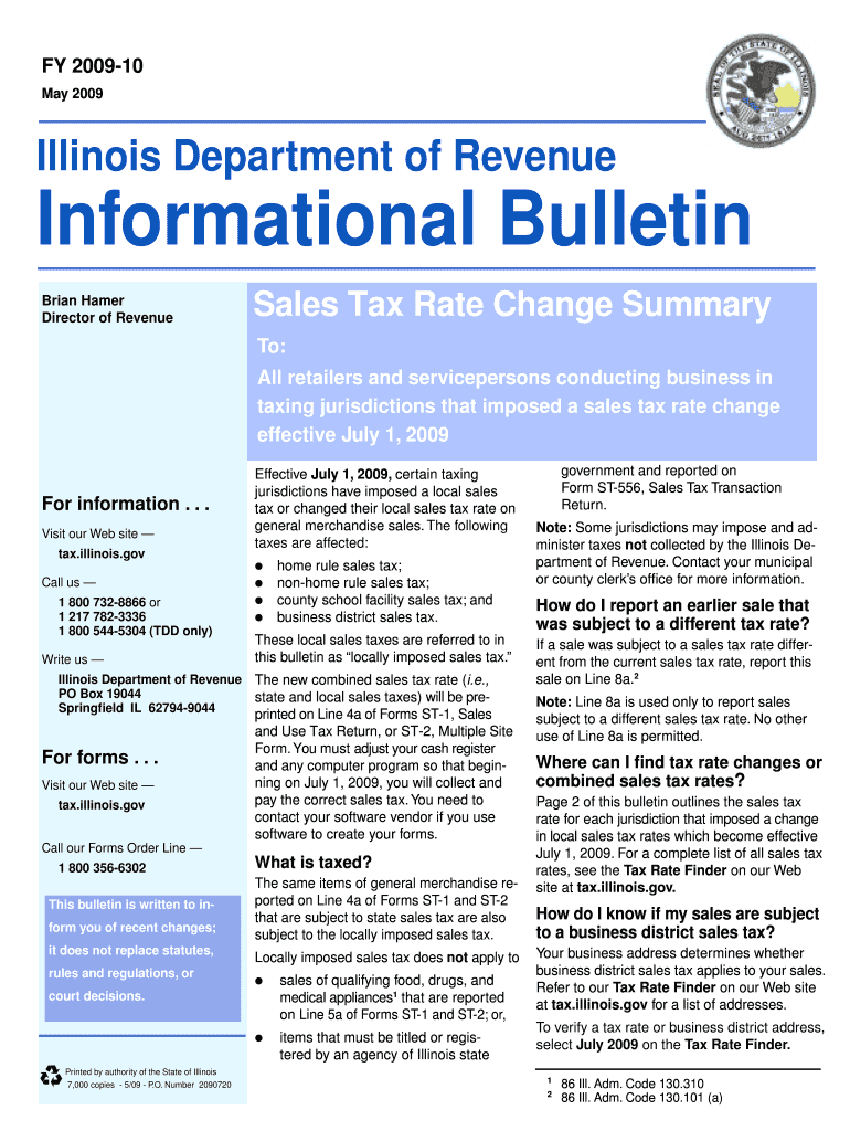 Illinois Department of Revenue Fy 13 Form