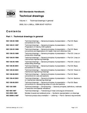 Iso 128 1 PDF  Form