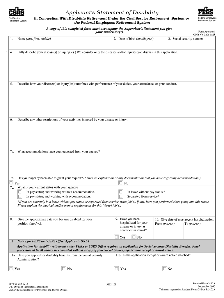  Omb Form No 3206 0228 at 2011