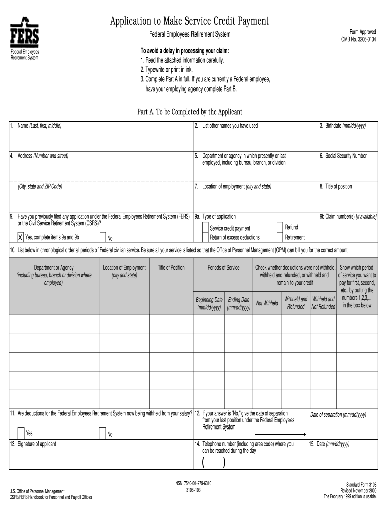  Sf3108 Form 2013