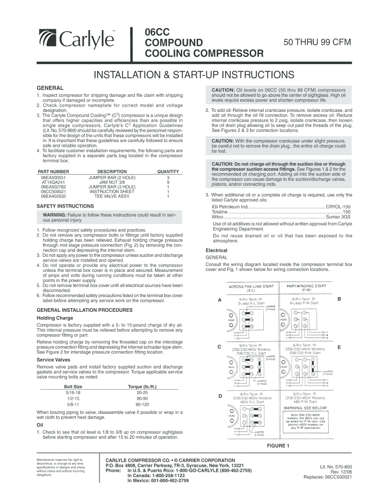 Compresor Compound Cooling Form