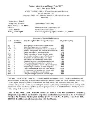 Sipt Test PDF  Form