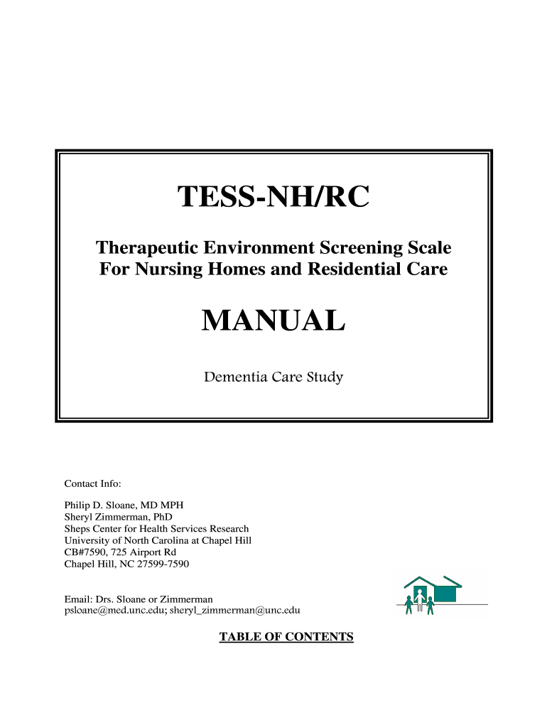  Tess Nhrc Form 2001-2024