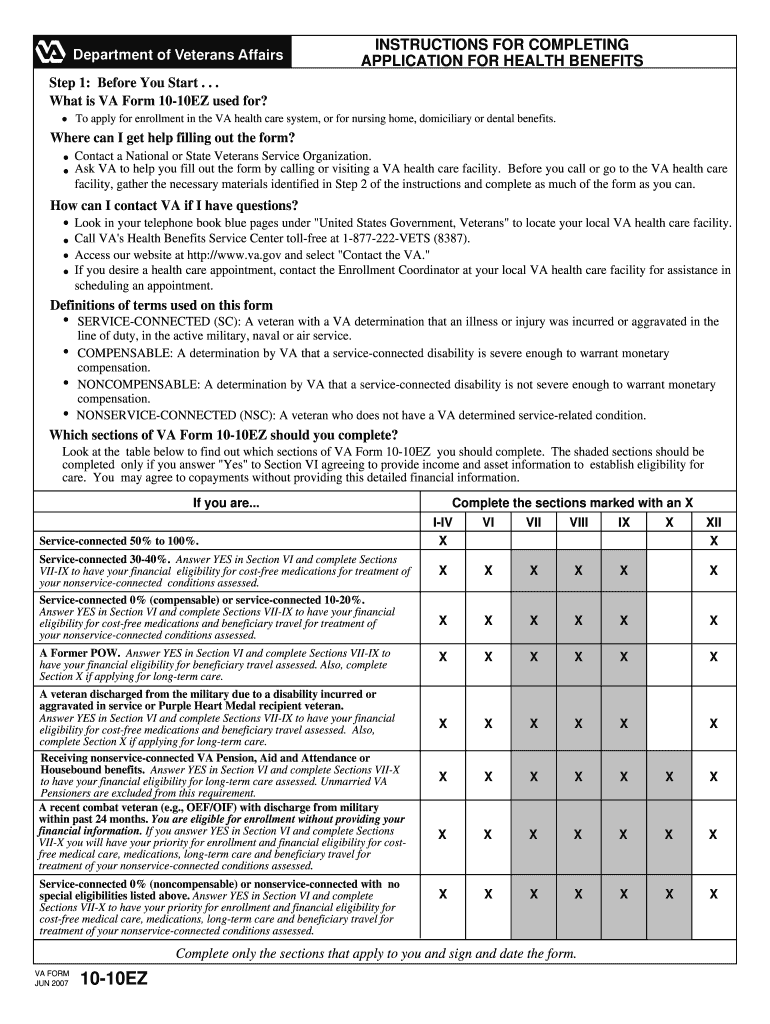  Ez Form for Filling Out Online Va Health Benefits 2020