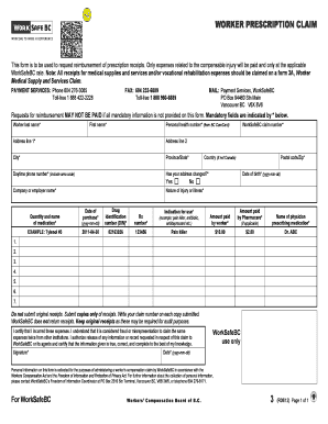  Worksafebc Worker Travel Reimbursement Form 2012