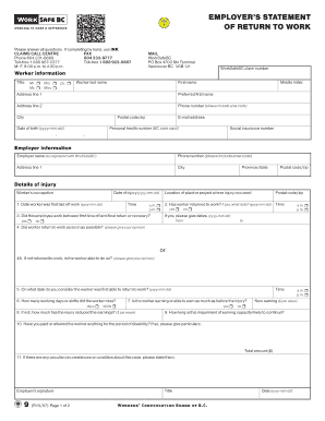  Return to Work Doctors Note 2010-2024